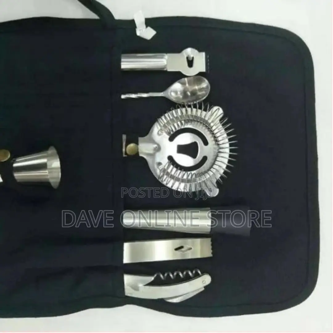 Cocktail Set, 7 Piece Bartender Drink Mixing Kit