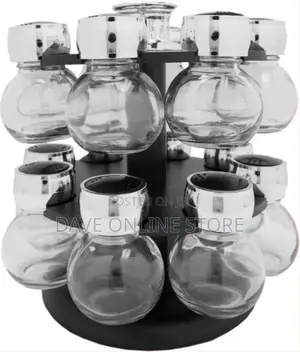 16pc Revolving Jar Kitchen Herbs Spice Rack