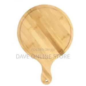 24cm Wooden Serving Pizza Plate Tray, Chopping Board