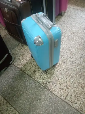Plastic Suitcase Small (Blue )