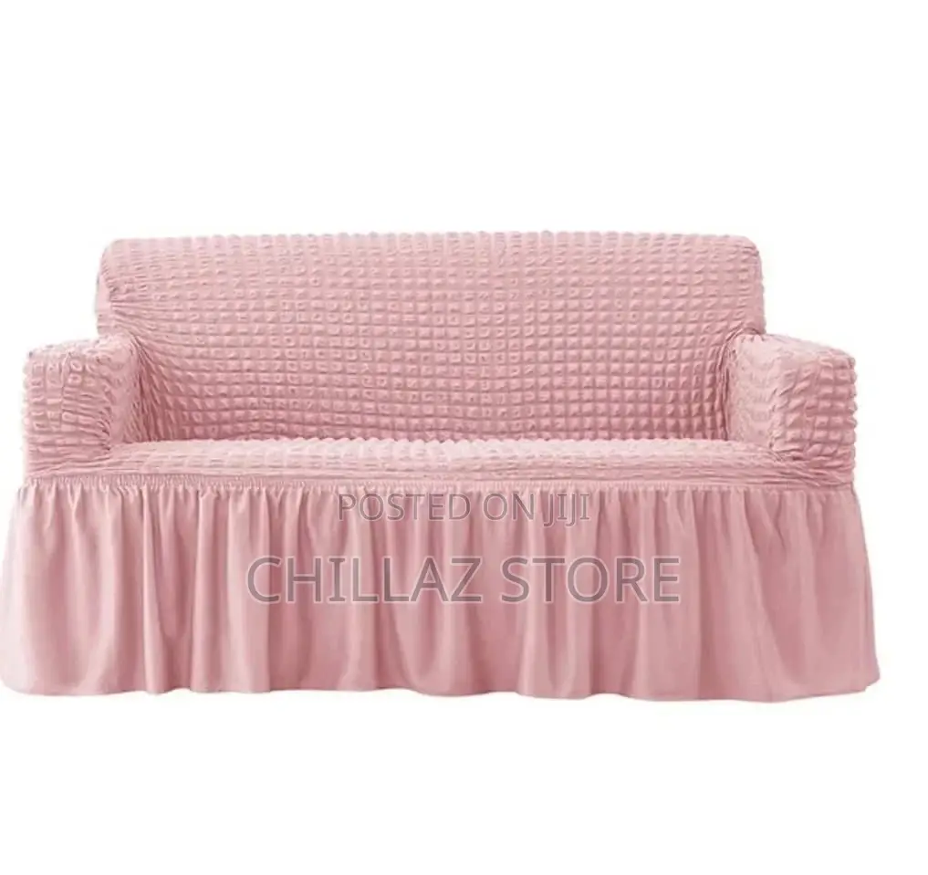 3:1:1 Pink Elastic Sofa Covers