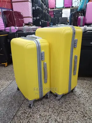 Plastic Suitcases (Yellow 