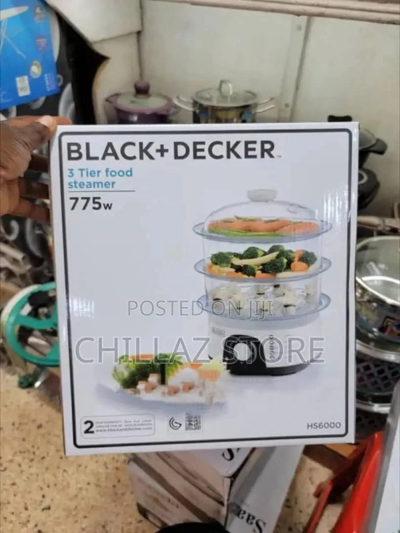 3tier Black and Decker Steamer