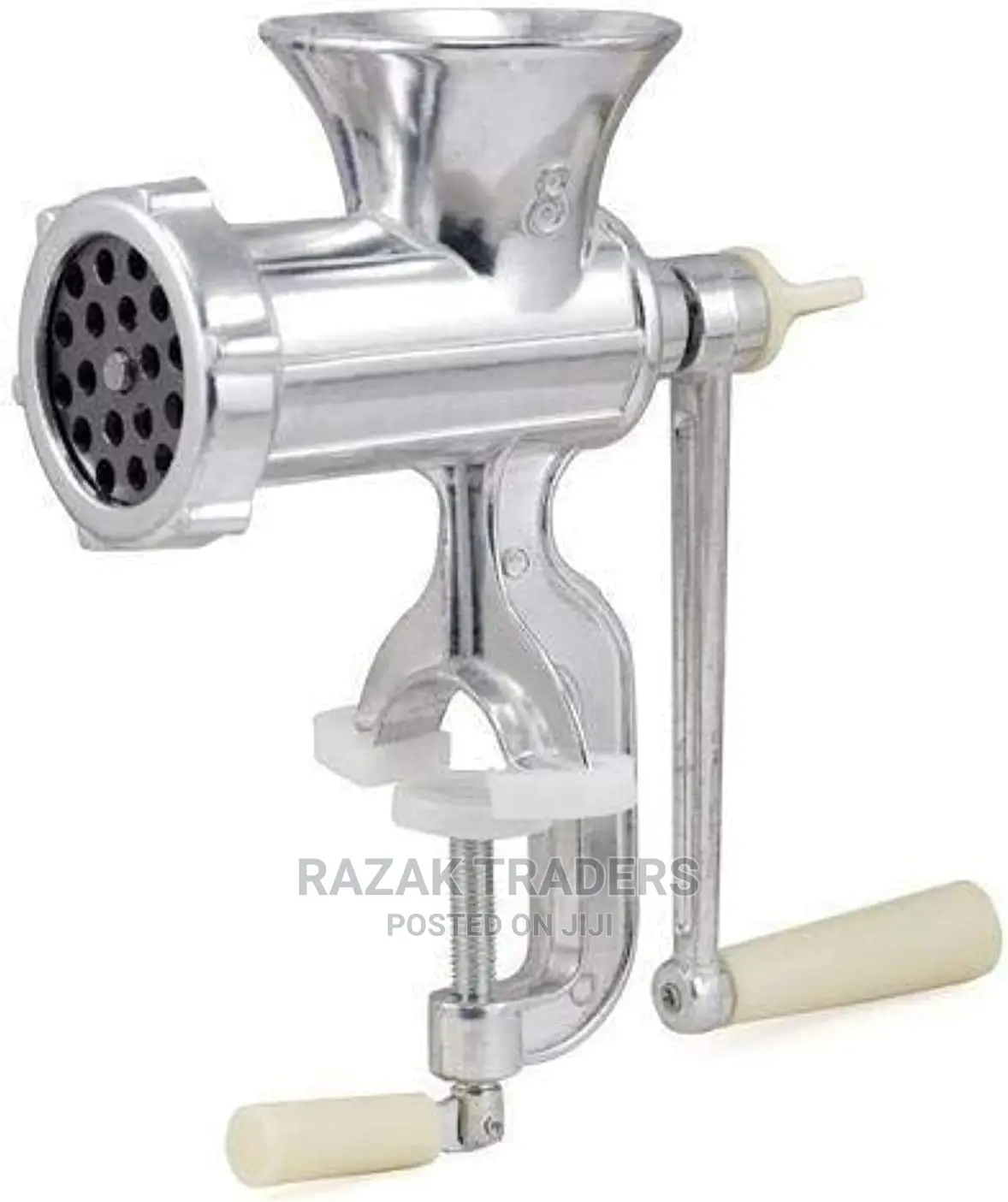 Hand Aluminium Alloy Meat Mincer Beef Grinder - Size 10