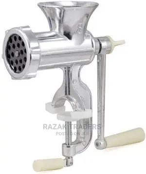 Hand Aluminium Alloy Meat Mincer Beef Grinder - Size 10