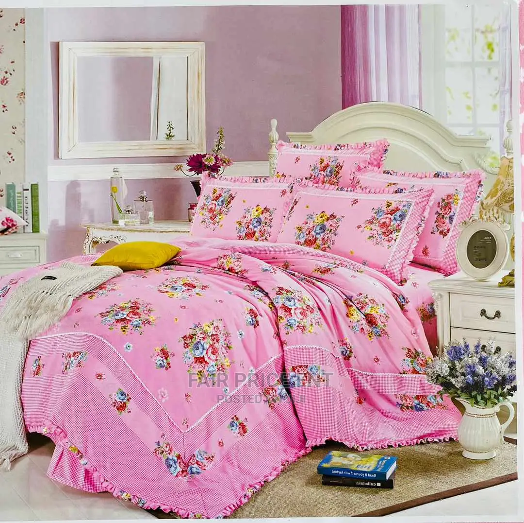 Duvet Cover.6*6 ( Pink