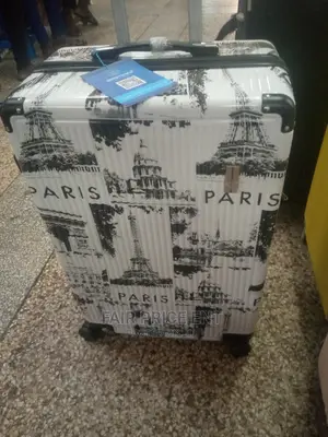 Style Plastic Suitcase Big( White)