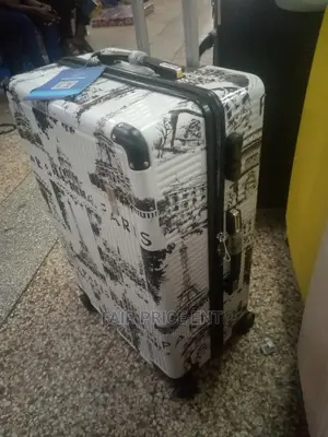 Style Plastic Suitcase Big( White)