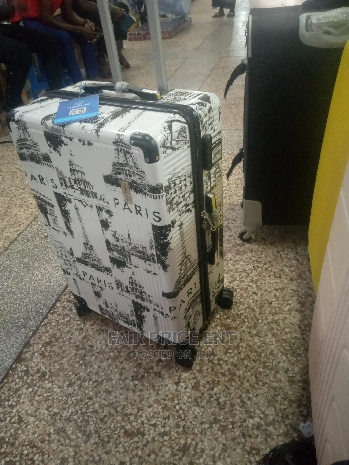 Plastic Suitcase Small ( White)