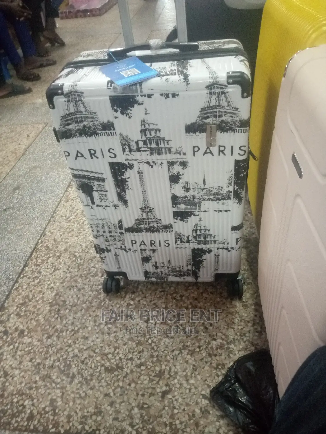 Plastic Suitcase Small ( White)