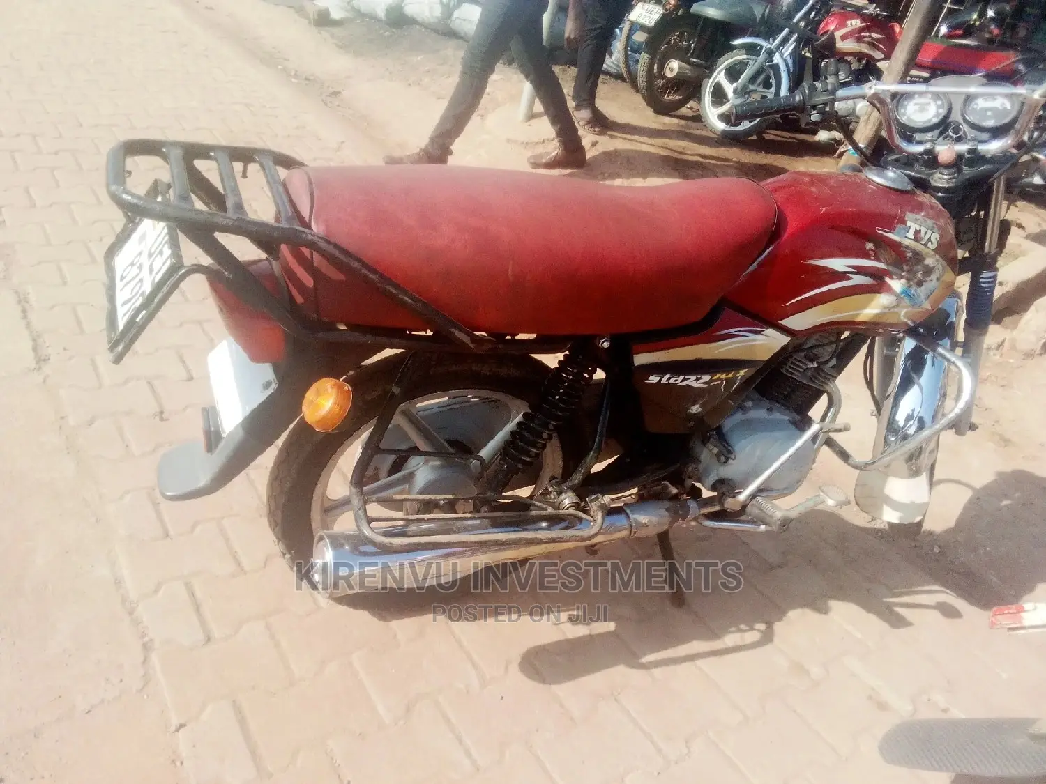 TVS XL 100 2015 Orange