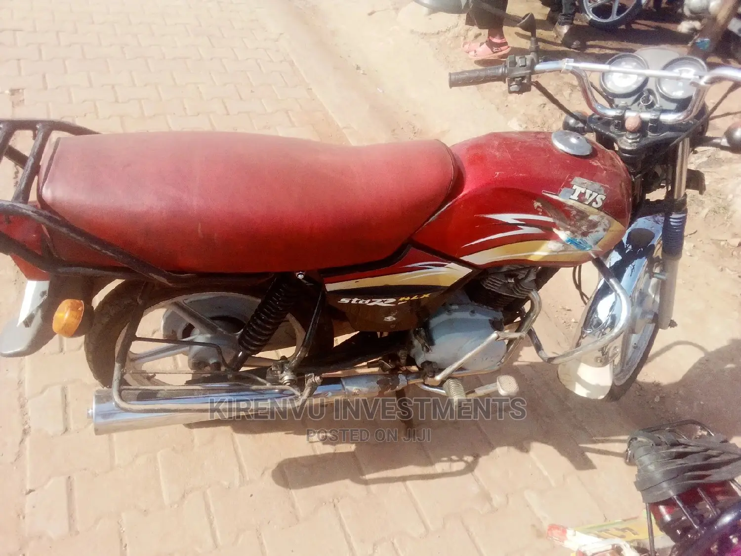 TVS XL 100 2015 Orange