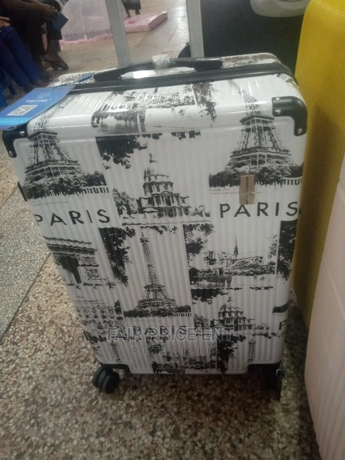 Style Plastic Suitcase Extra Large ( White)