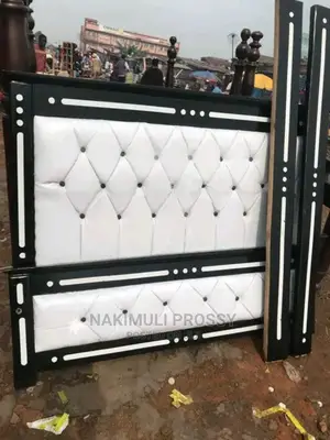 Brand New 5by6 Bed White and Black