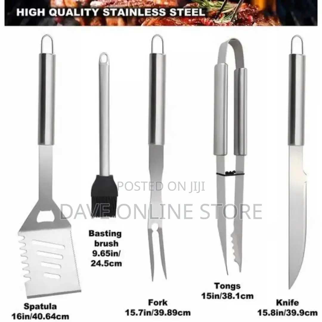 26pc Barbecue Tools Grilling Utensil Accessories