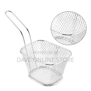 Square Mesh Frying Basket French Fry Chips Net Strainer