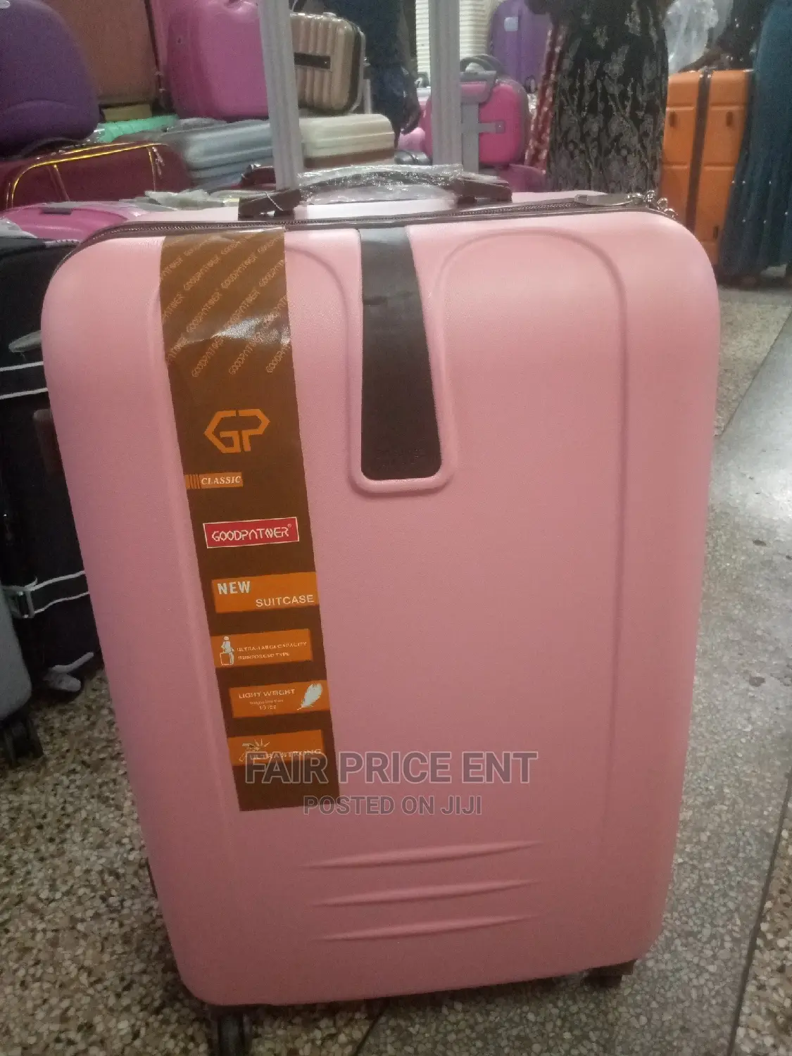 Plastic Suicase by Good Partner Extra Large( Pink)