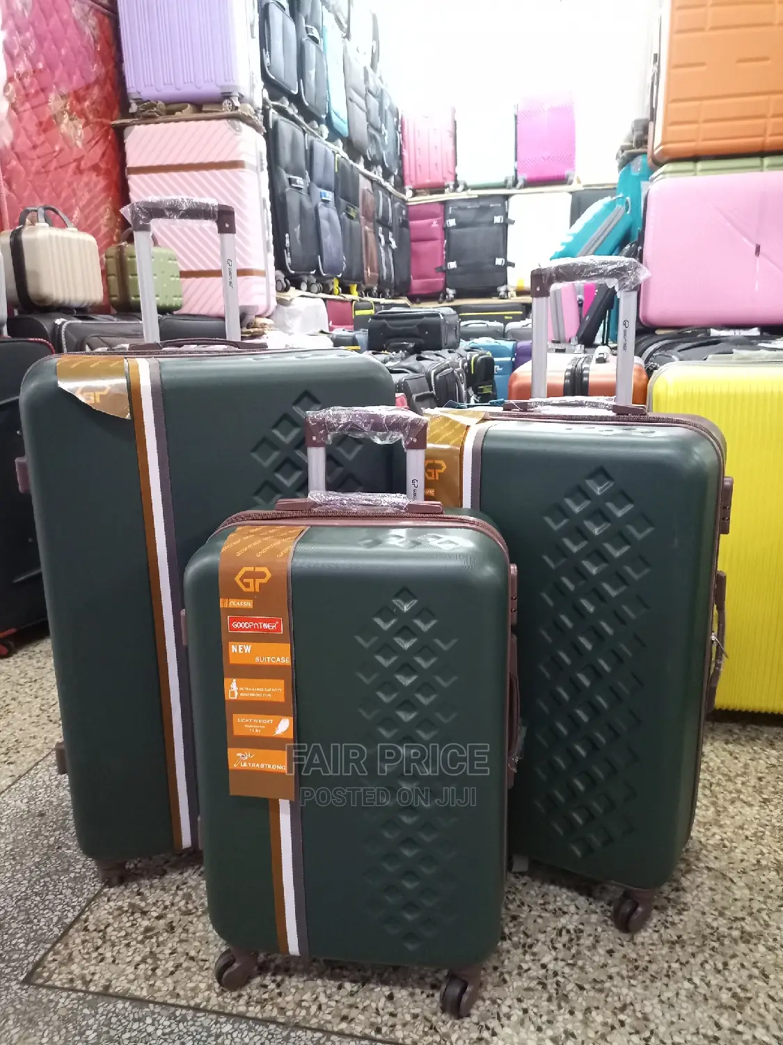 Plastic Suitcases (Green)