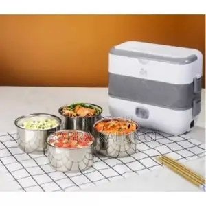 Portable Electric Lunch Box Heat Food Steamer Container