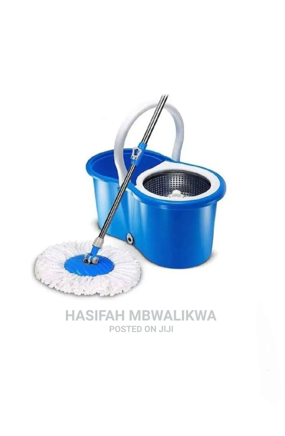 360 Spin Magic Mop With Bucket- Blue