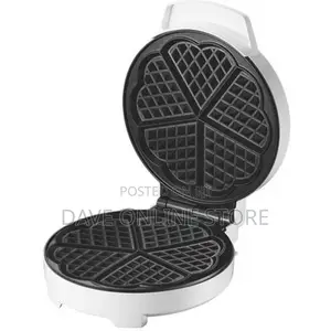 Dsp Waffle Maker With Mini Heart-Shaped Waffles Grill -