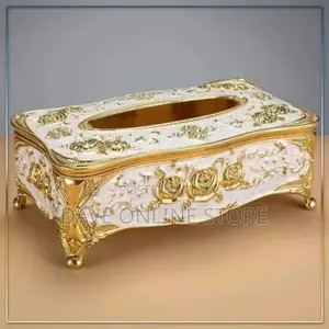 Tissue Box Napkin Holder Paper Case Cover for Table Decor,