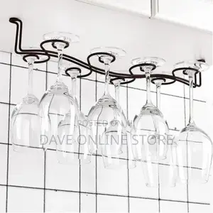 8 Wine Glasses Rack Storage Organizer Holder,