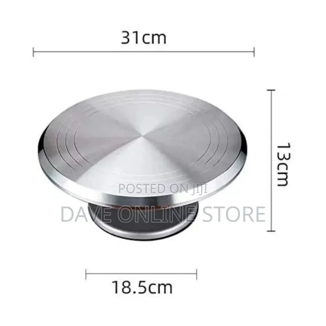 12 Inch Rotating Cake Decorating Revolving Stand Turntable