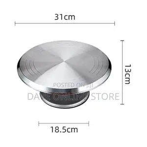 12 Inch Rotating Cake Decorating Revolving Stand Turntable