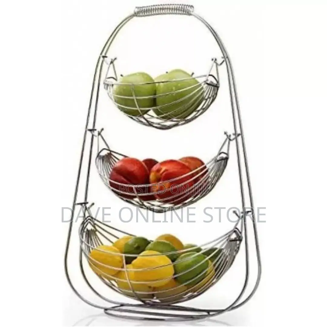 Fruit Basket Bowls Vegetables Storage Display Stand Holder