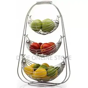 Fruit Basket Bowls Vegetables Storage Display Stand Holder