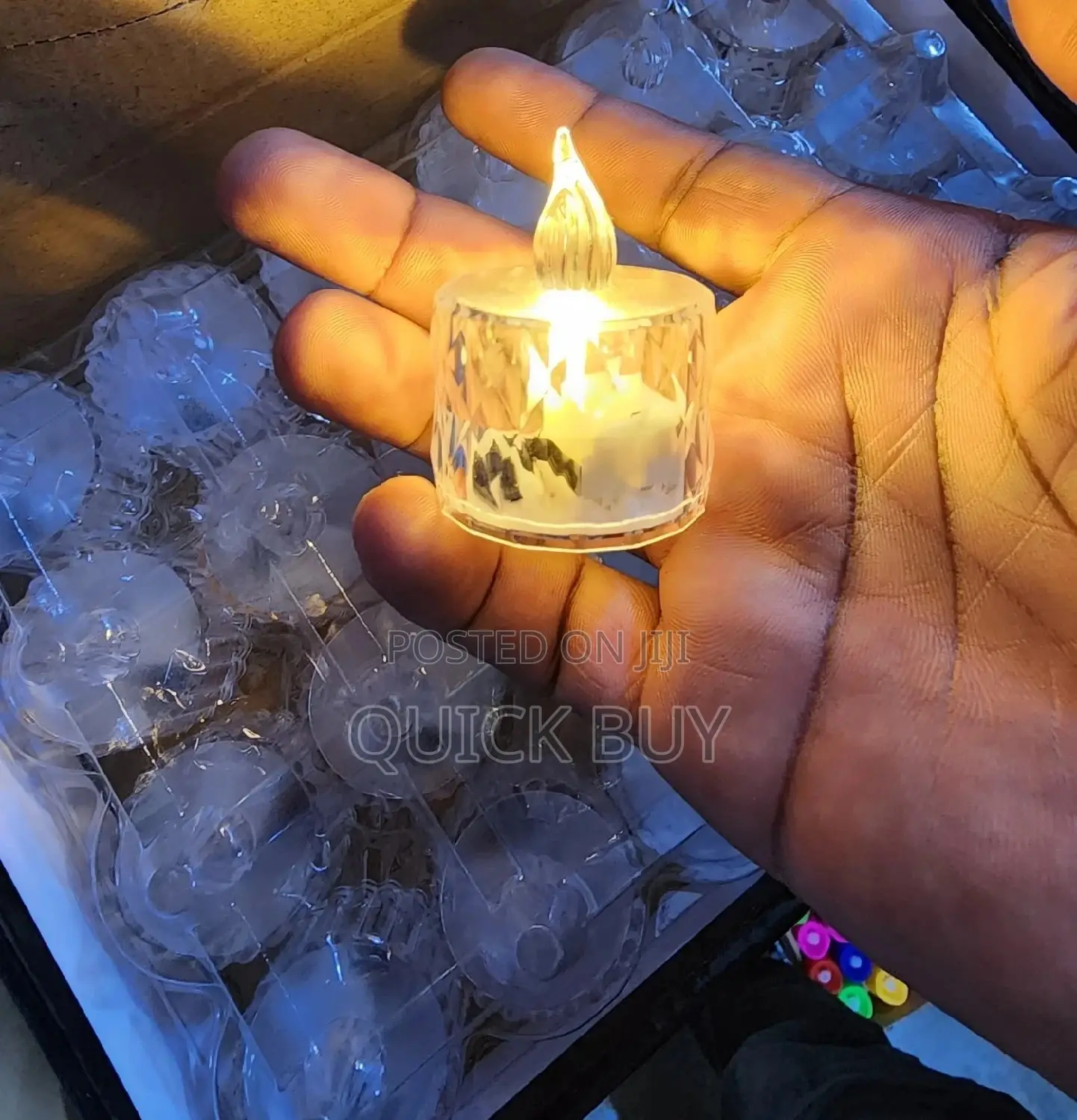 24pcs Warm White LED Candles