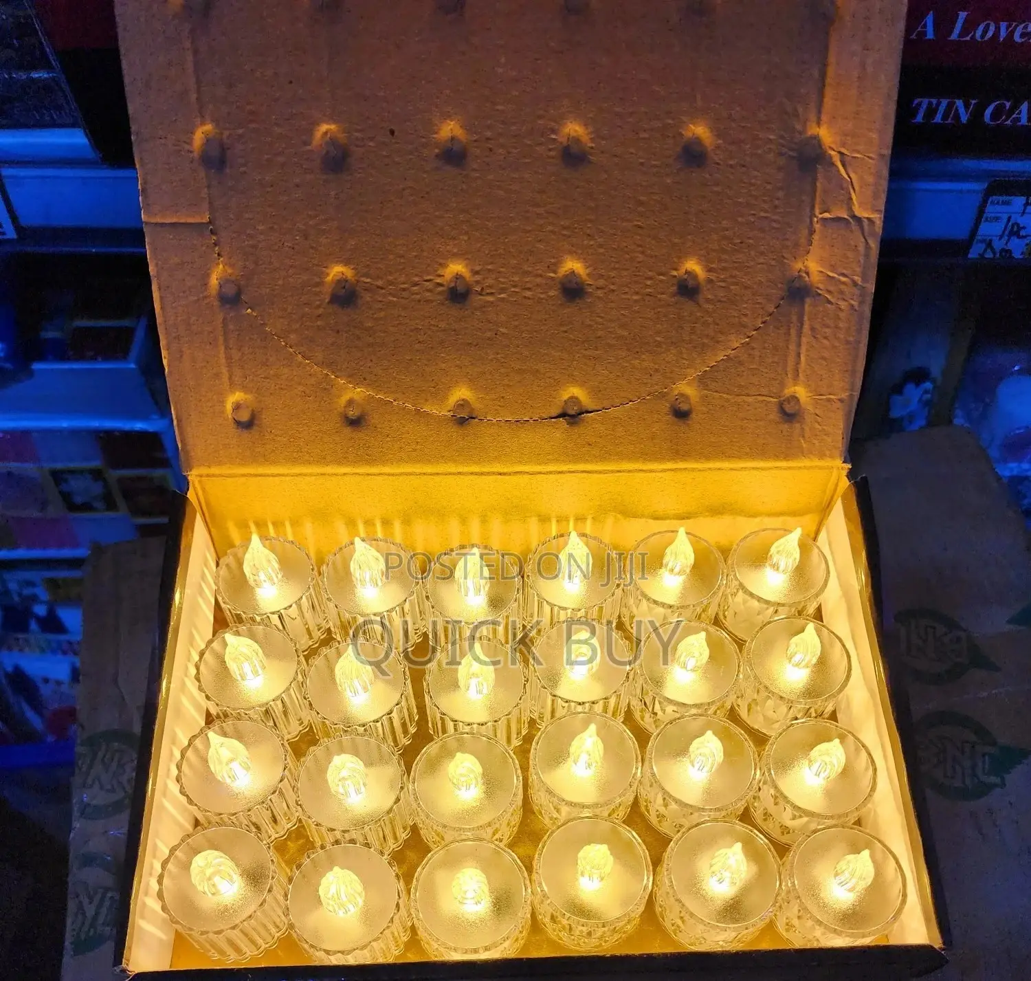 24pcs Warm White LED Candles