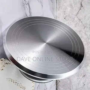 12 Inch Rotating Cake Decorating Revolving Stand Turntable