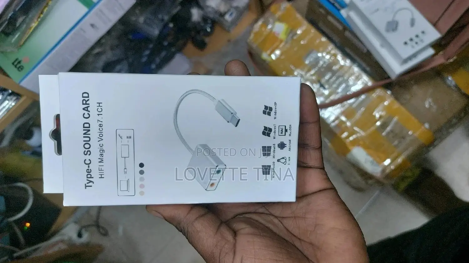 Type C to Aux Sound Adapter