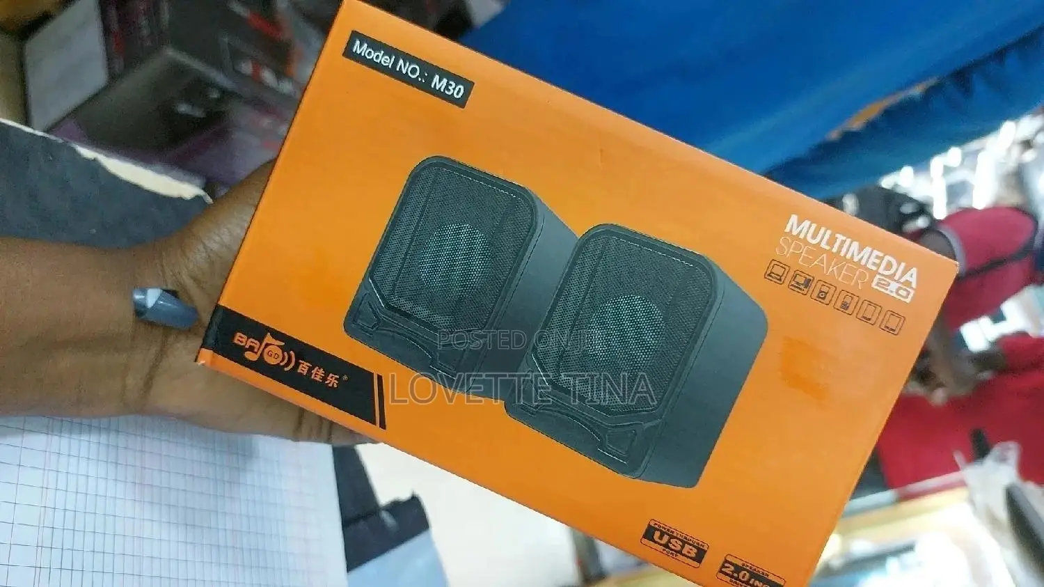 Usb Black Speakers