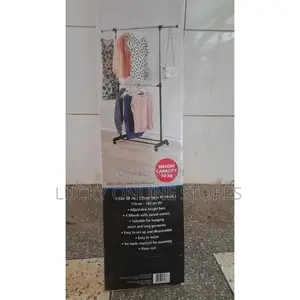 2 Tier Cloth Rack With Wheels