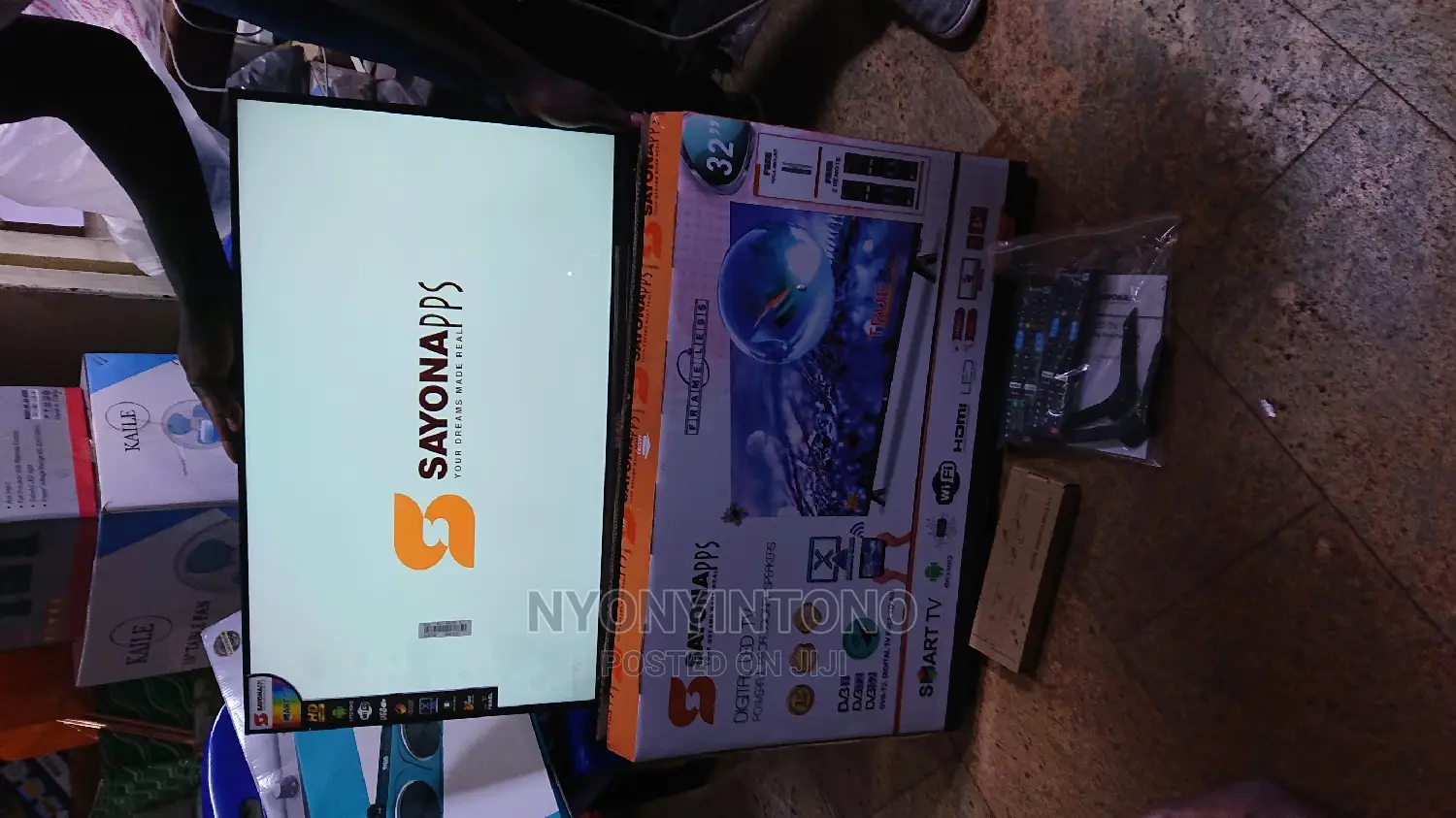 Smartplus 32" Smart Android Frameless Tv With Satellite