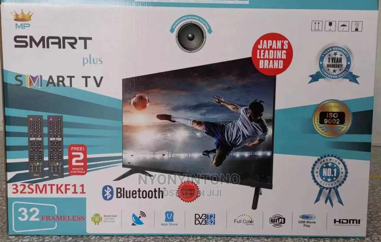 Smartplus 32" Smart Android Frameless Tv With Satellite