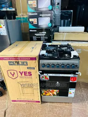 Yes Cooker 3gas 1electric 50x60cm