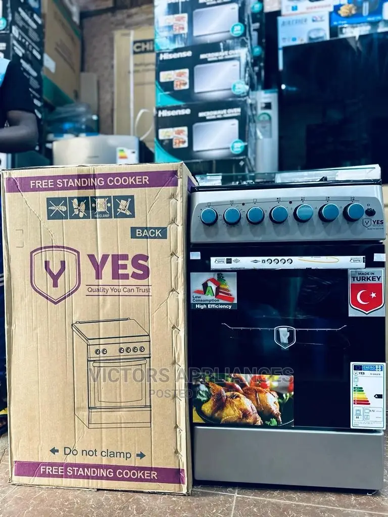Yes 3gas 1electric Cooker 50x60cm