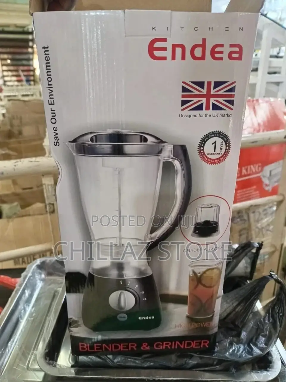 Kitchen Perfected Table Blender With Grinder