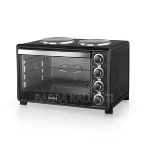 45l Saachi Electric Oven With Double Hotplate
