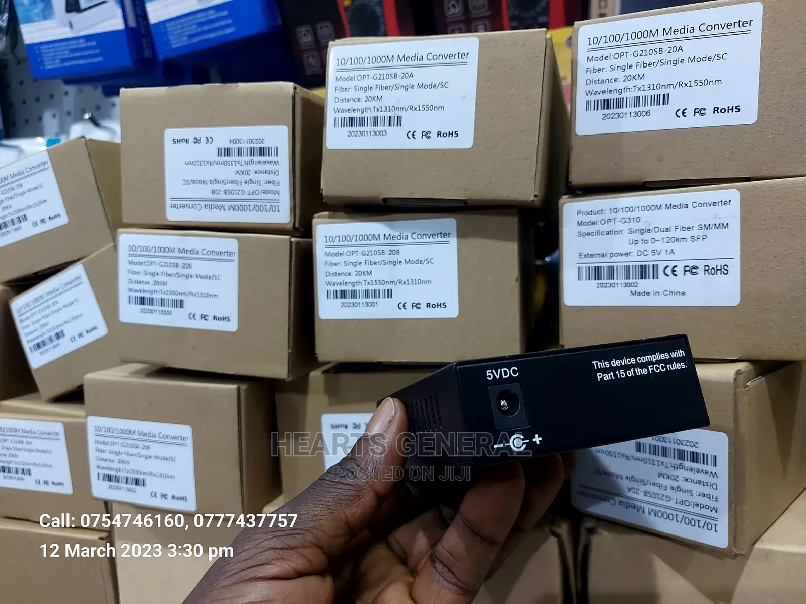 Fiber Media Converter (Dual Fiber/Single Mode/Sc)
