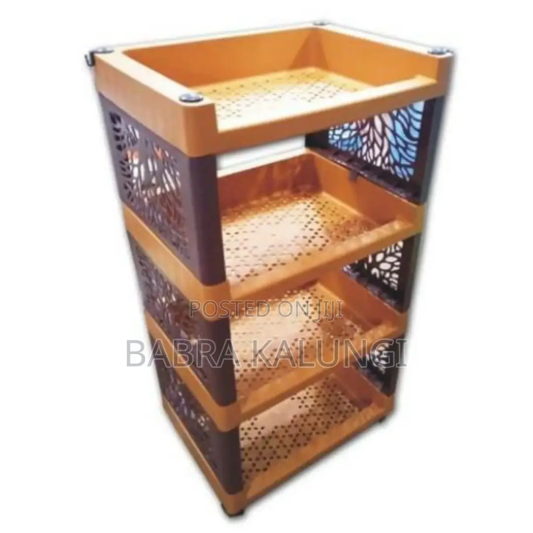 Plastic Kitchen Rack Trolley