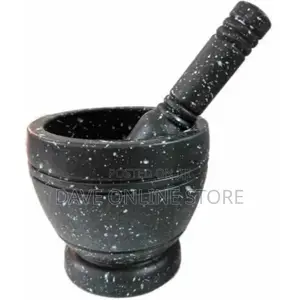 Spice Grinding Mortar and Pestle-Black