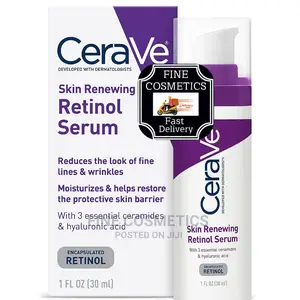 Cerave Retinol Skin Renewing Antiaging Serum With Hyaluronic