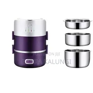 3layer Portable Food Electric Lunch Box