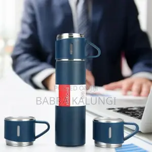 Portable Vacuum Bottle Tea Infuser Bottle Travel Mug Set