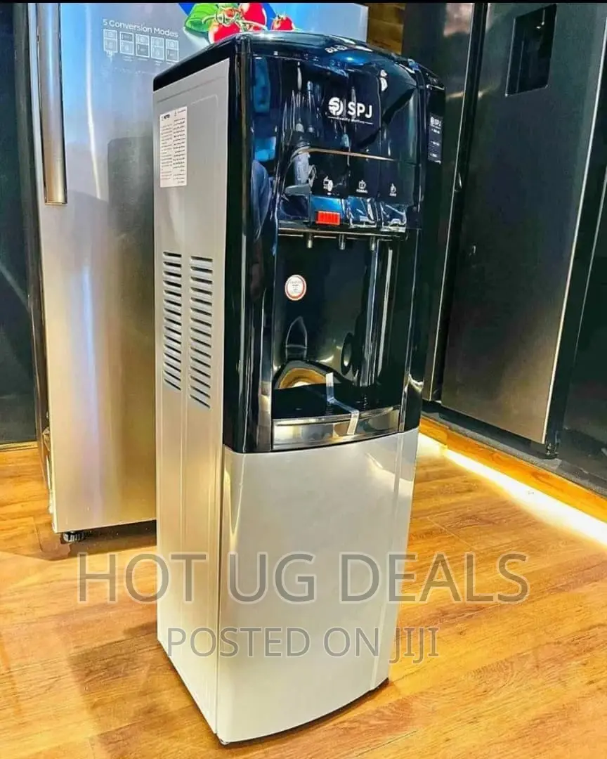 16l Spj Water Dispenser With Cabinet- Silver/Black